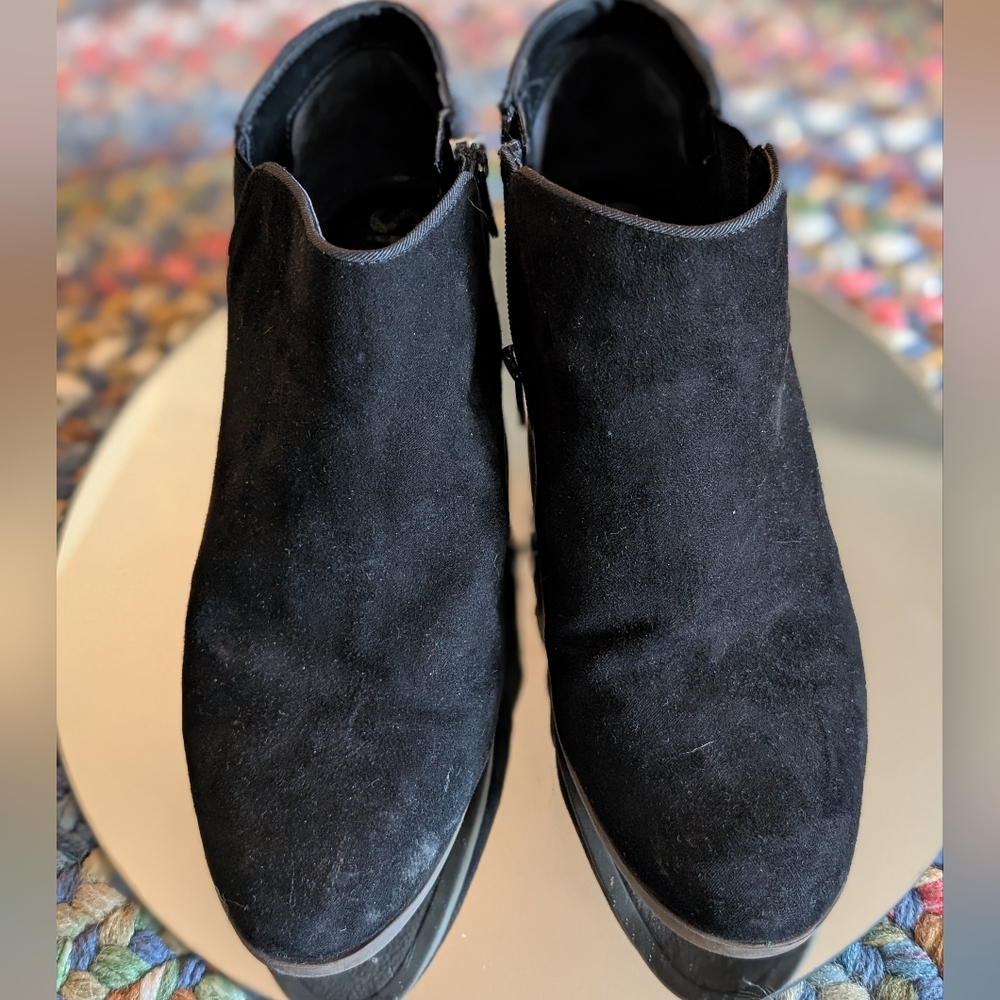 Circus By Sam Edleman Black Suede Ankle Boots‎ - Picture 2 of 6